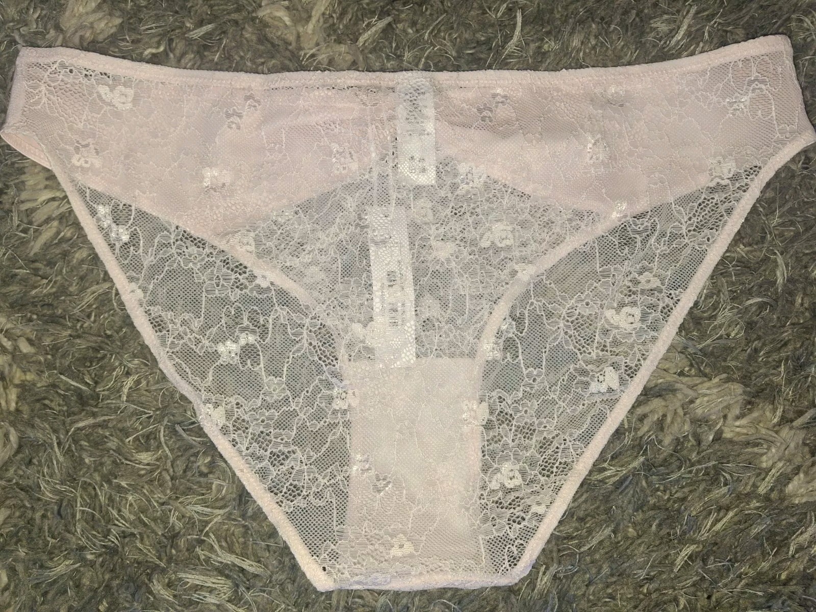 Adore Me/VS Cutout Bow Bikini Panty NEW Medium Pink