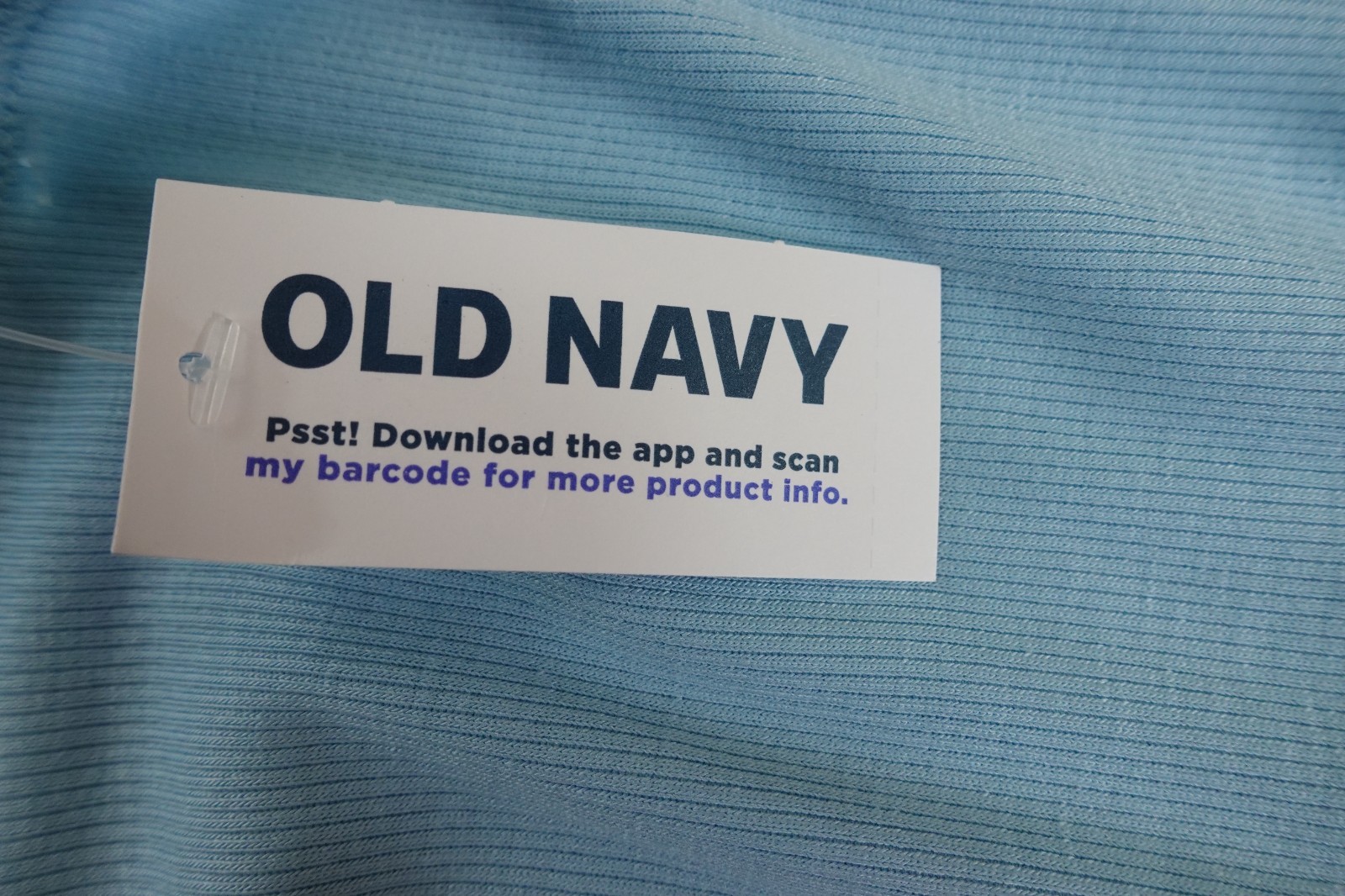 Old Navy Womens Size XS Blue High-Waisted Rib Knit Boyshort Brief Panty NWT