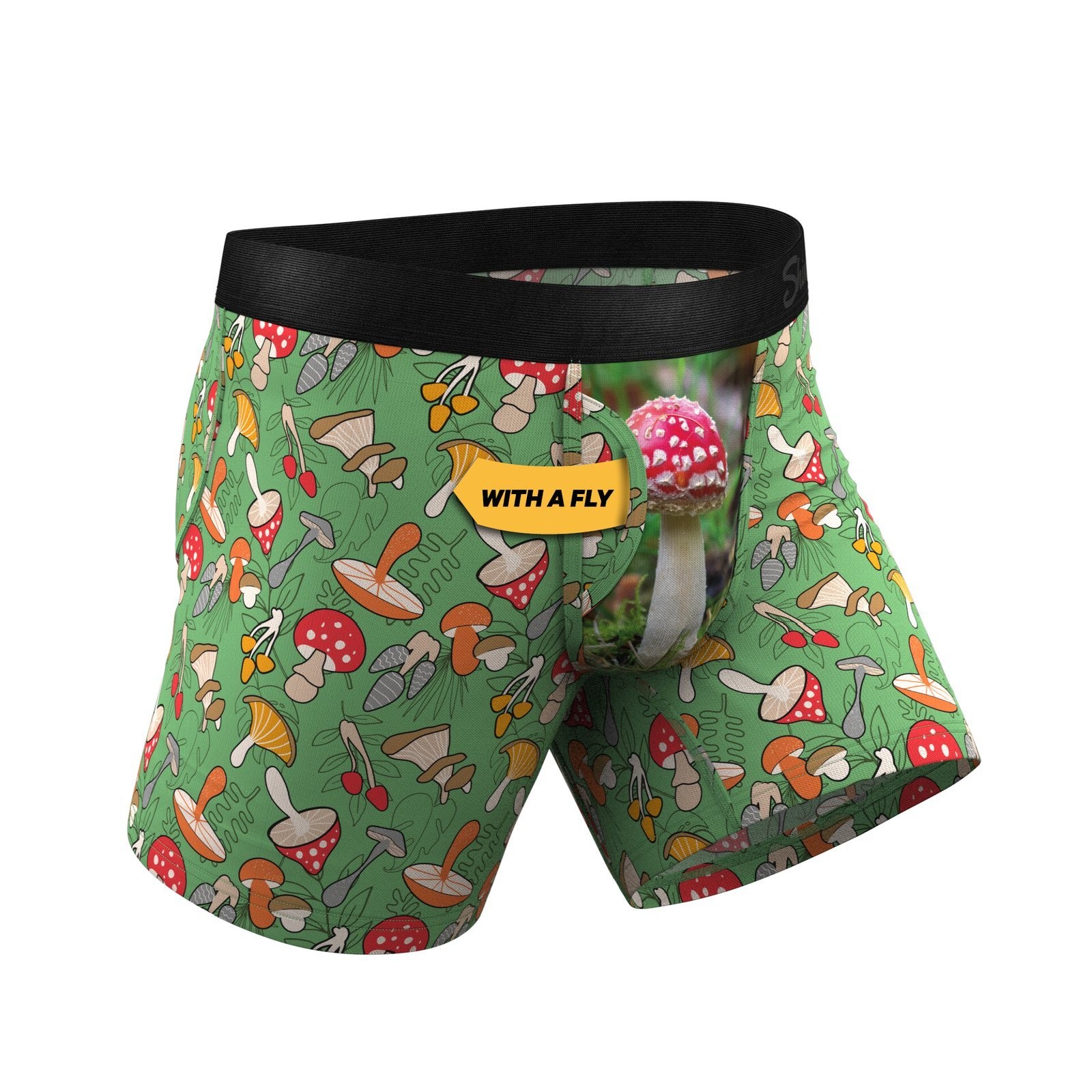 Shinesty “Trip Advisor” Mushroom Ball Hammock® Pouch Underwear w/ Fly