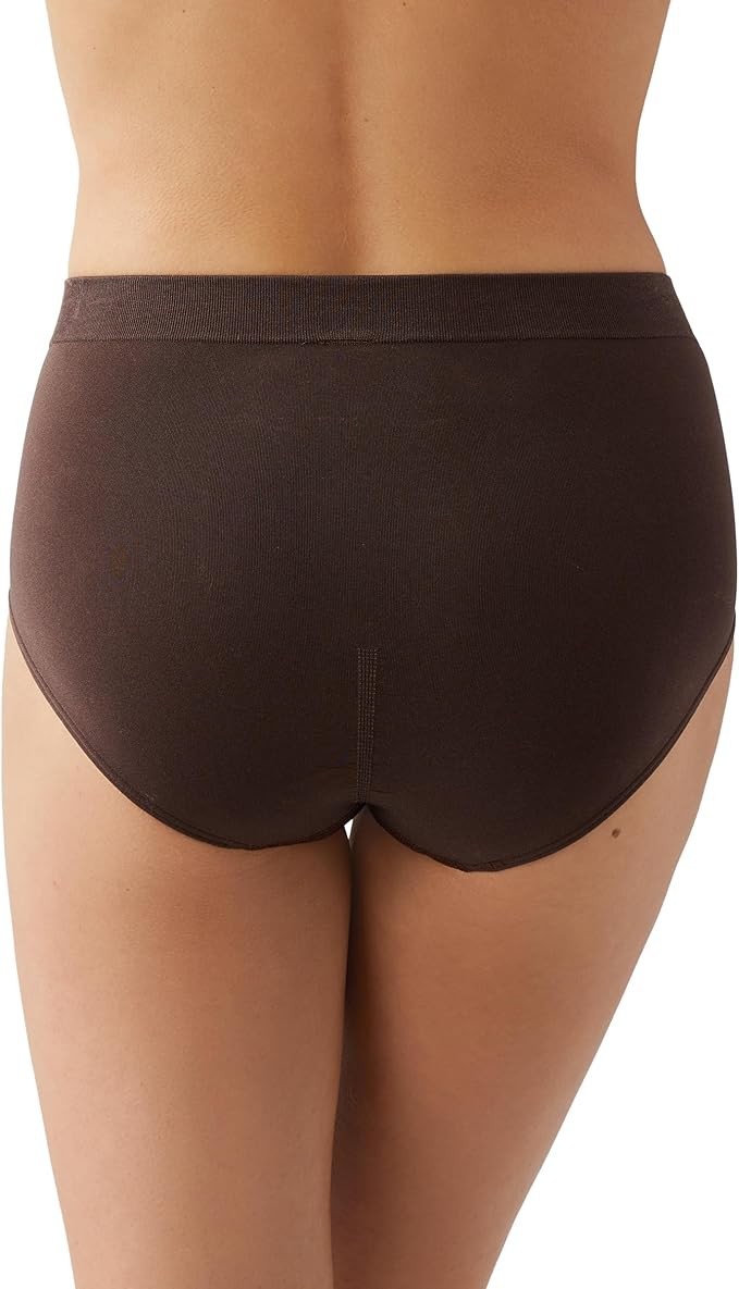 WACOAL 838175 HOT FUDGE BROWN ~ B-SMOOTH FULL BRIEF PANTIES ~ XL