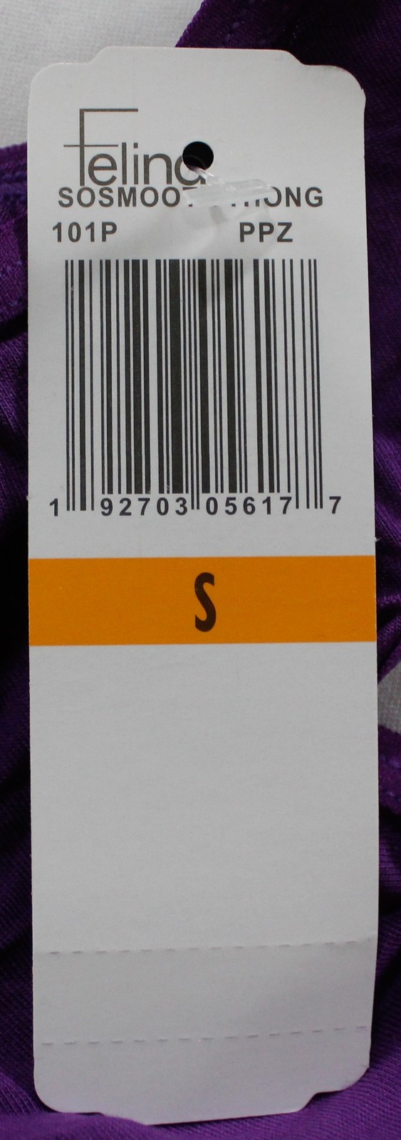 Felina Women’s Low Rise Modal So Smooth Thong Panty ZG3 Purple Small NWT
