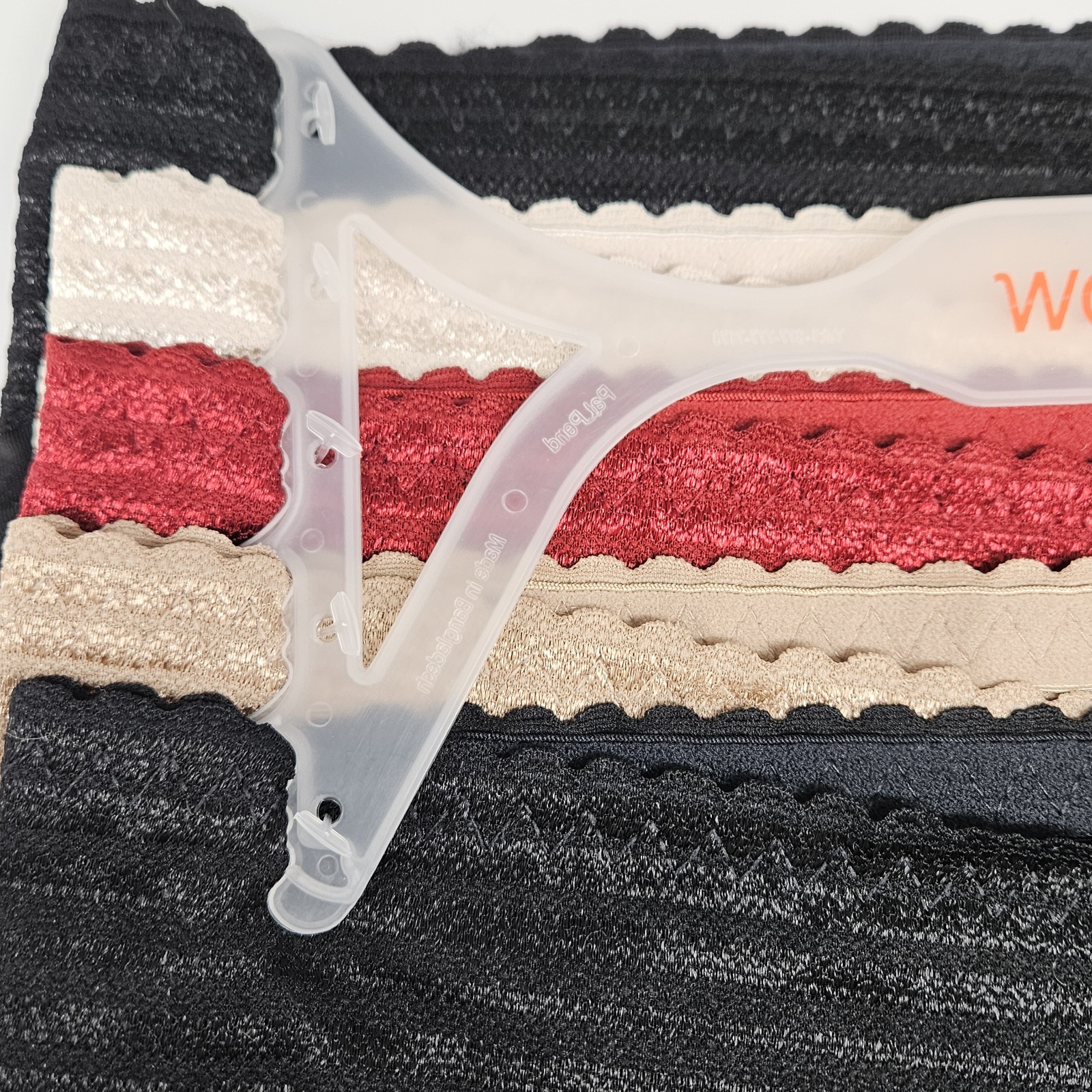 5 Pack WARNERS Women’s S M L Micro Hipsters Lace Waist Black Cream Red Beige