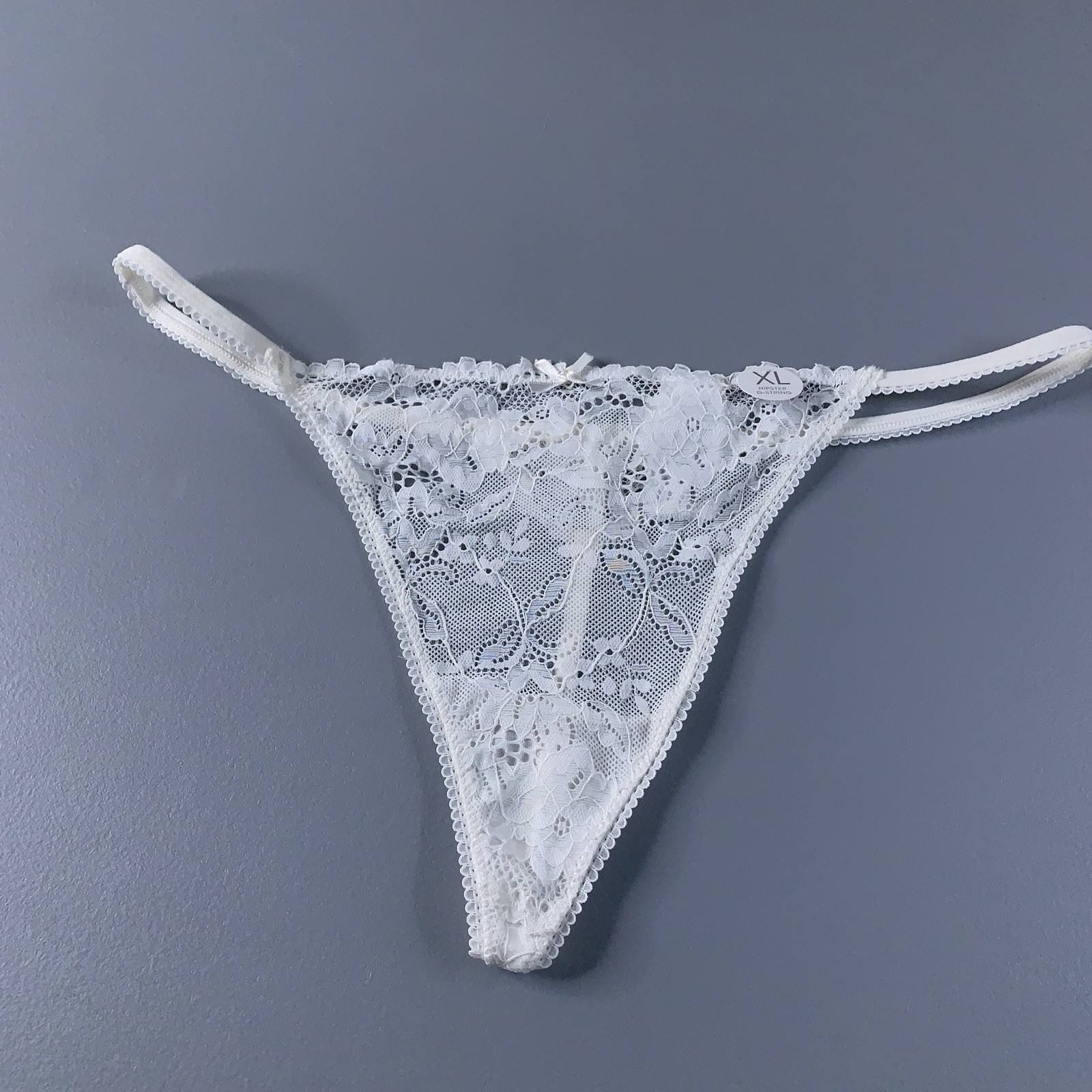 Cotton On Body Womens Size XL White Lace G String Panty New