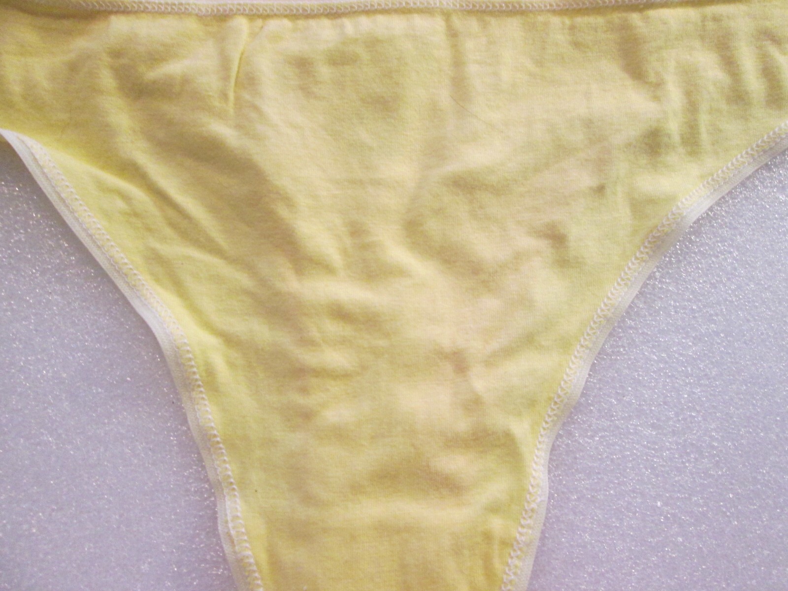 New 4 Ladies Thongs Cotton Panties💚Size XL💚XOXO Peach,Navy Blue,Yellow,Black💚