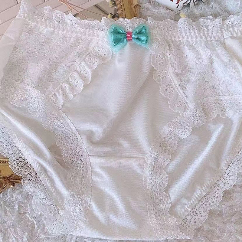New Japanese Princess Lady Girls Bow Panties Briefs Sweet Cute School Underwear