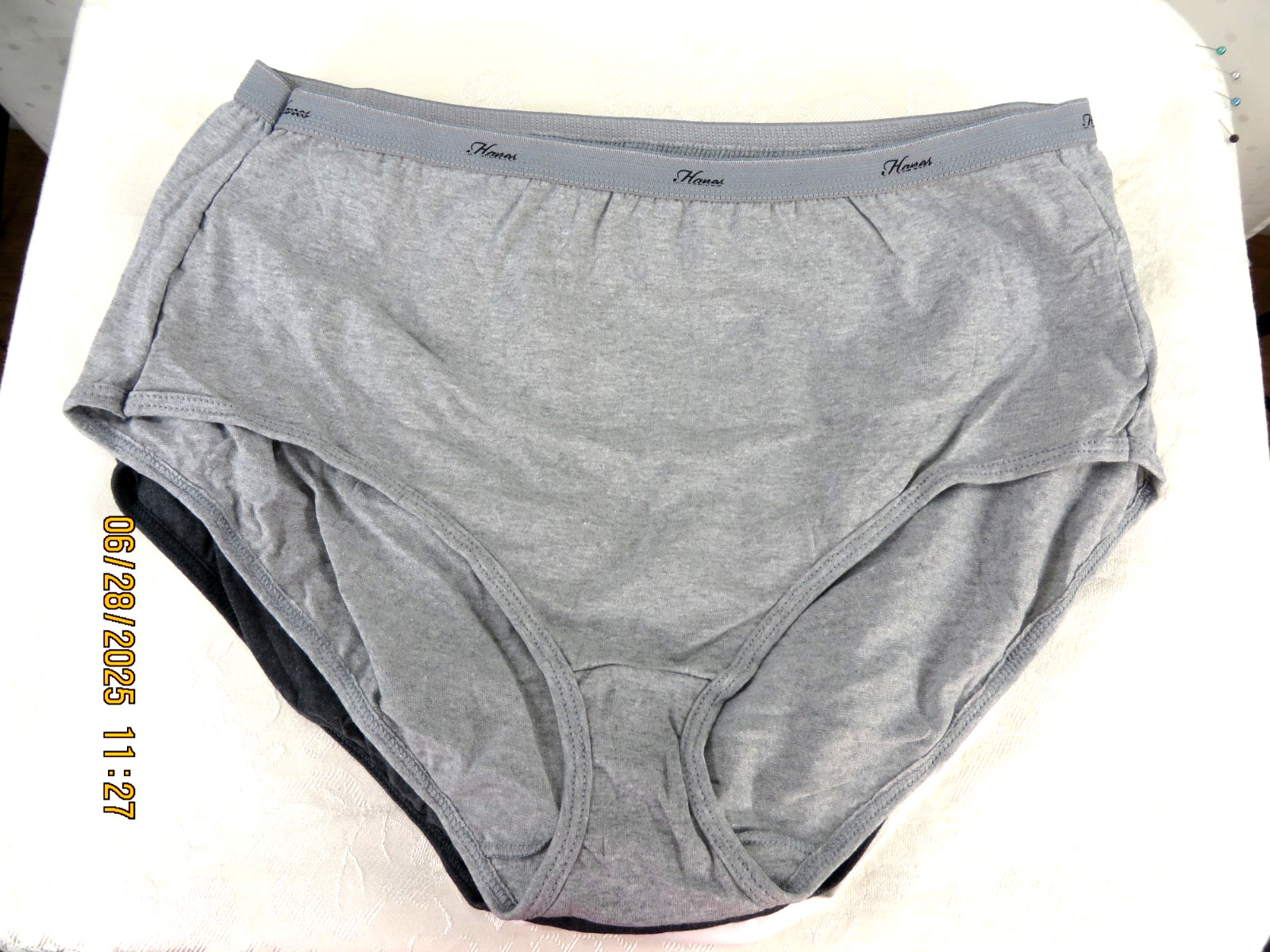 HANES SZ 10 NWOT 100% Cotton Set of 5 PCS Thin Lightweight Panties Underwear