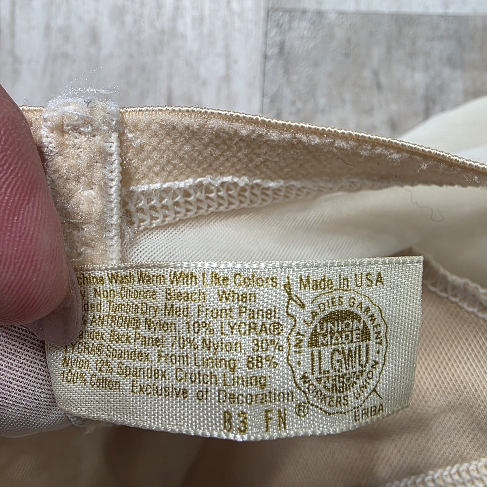 Victoria’s Secret ‘Gold Label’ Girdle Panties Beige Size Medium