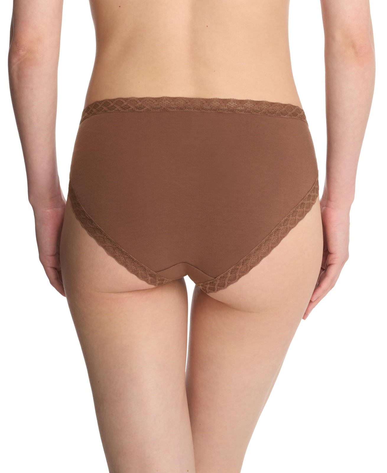 Natori Women’s Bliss Cotton French Cut Panty 152058, Nutmeg, XL