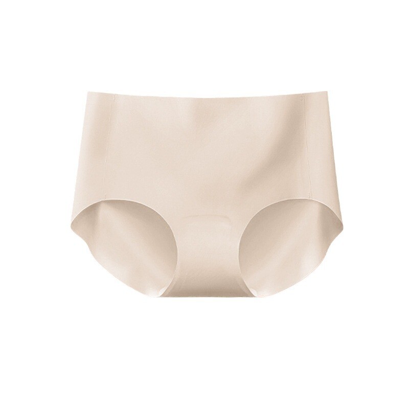 Women Non Trace Naked Antibacterial Briefs Yoga Invisible Underwear Cool Panties