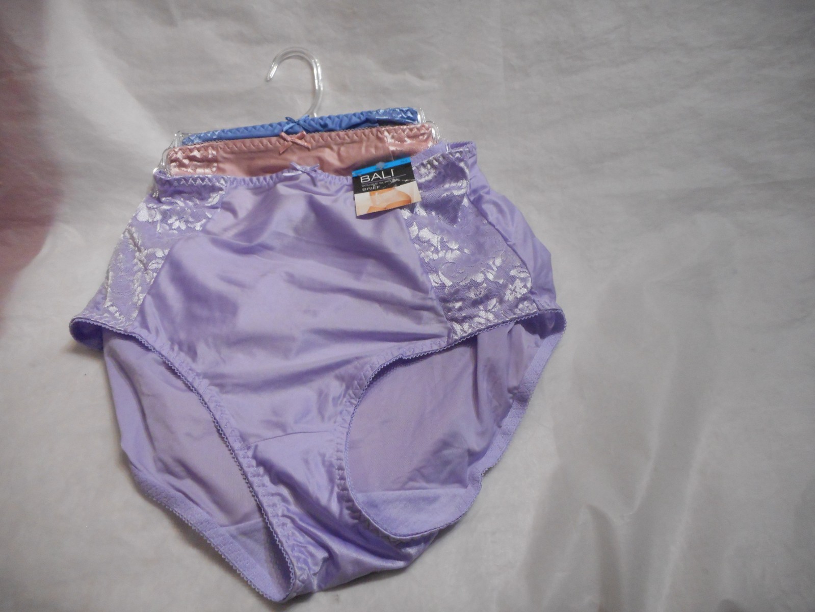 3 PK Bali Multicolor Double Support Brief Panty Medium,Large, XL & 2X/9
