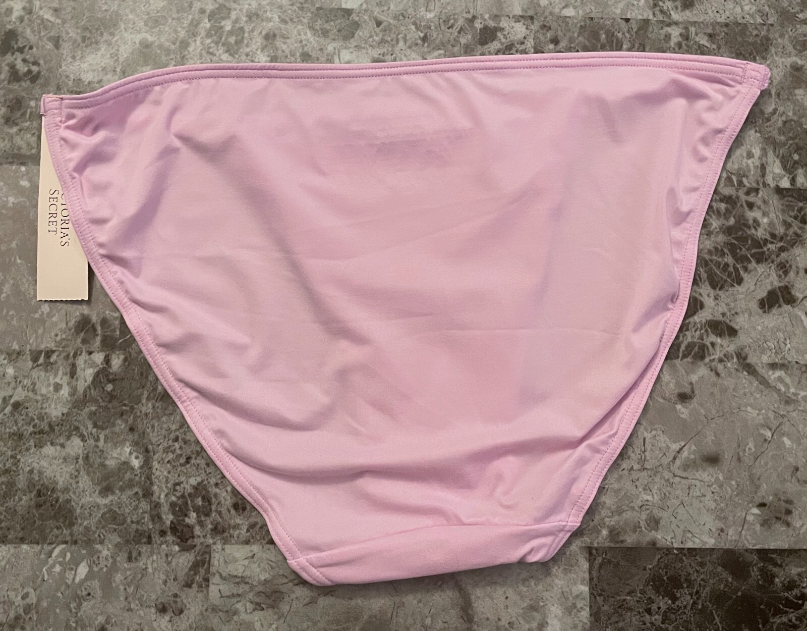 VICTORIA’S SECRET LAVENDER SMOOTH GOLD ADJUSTABLE STRAP STRING BIKINI PANTIES