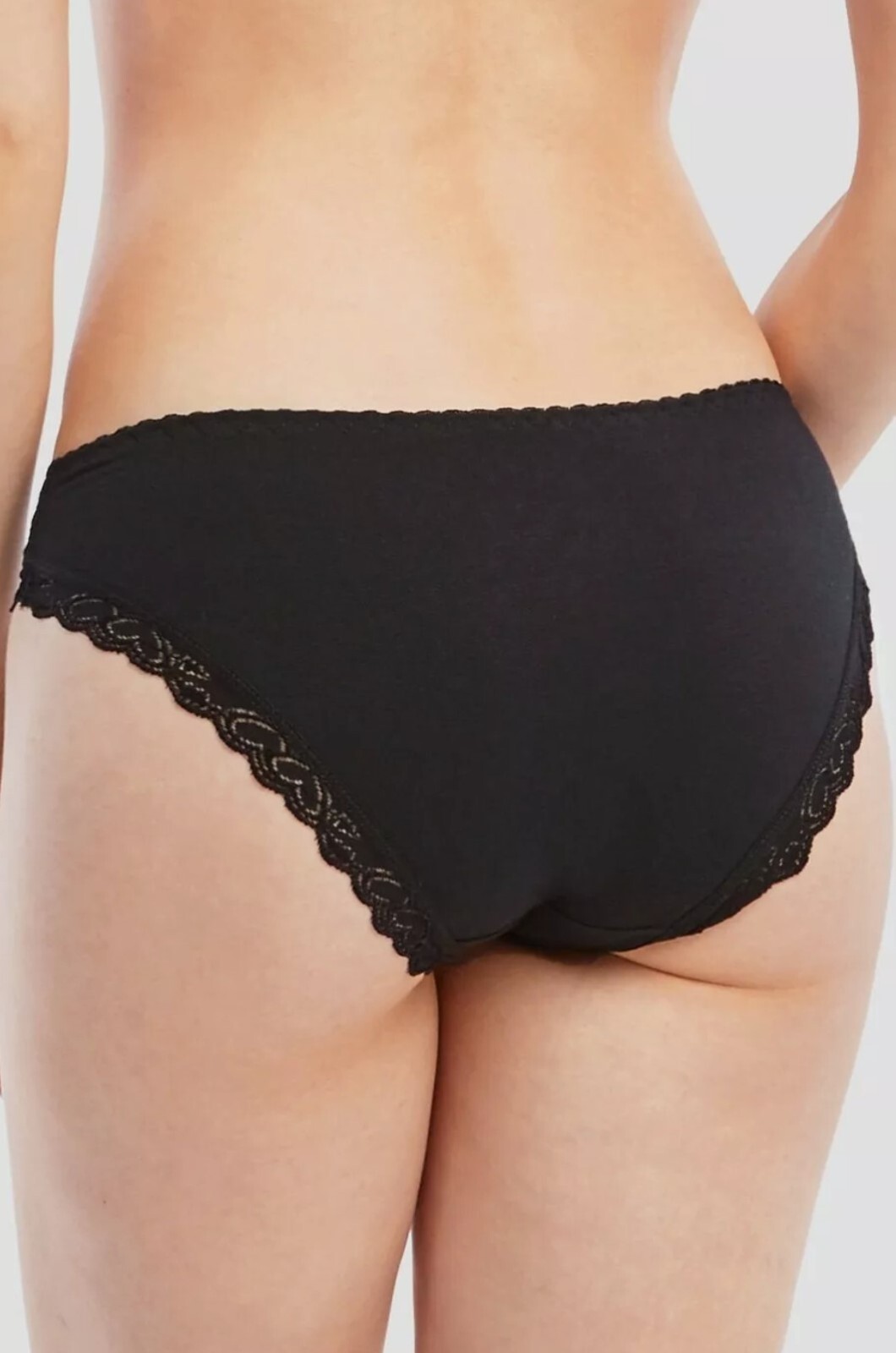Women Rhinestones Lace Front Comfortable Cotton Sexy Bikini No show panties
