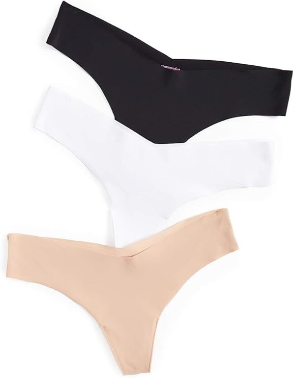 Commando Classic Solid Thong Pany 3-Pack Vary in Size and Color MSRP $70 New