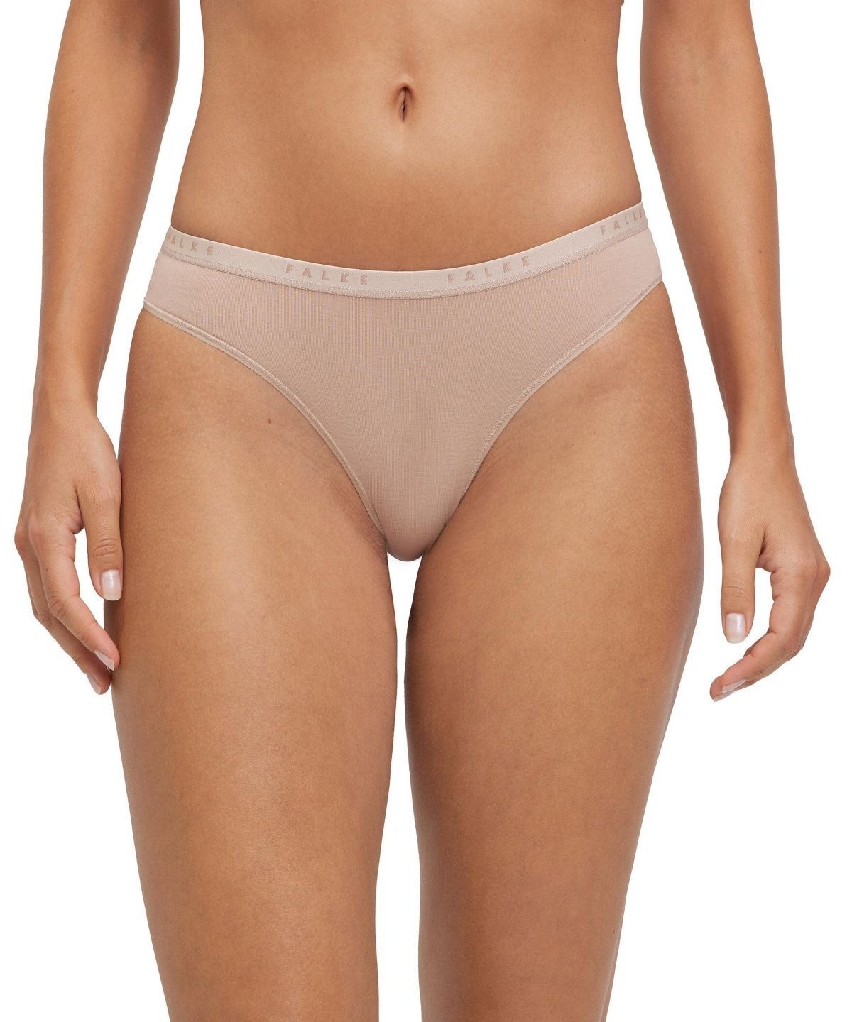 FALKE Daily Climate Control Bikini Briefs Size S Beige Cotton Skin Color
