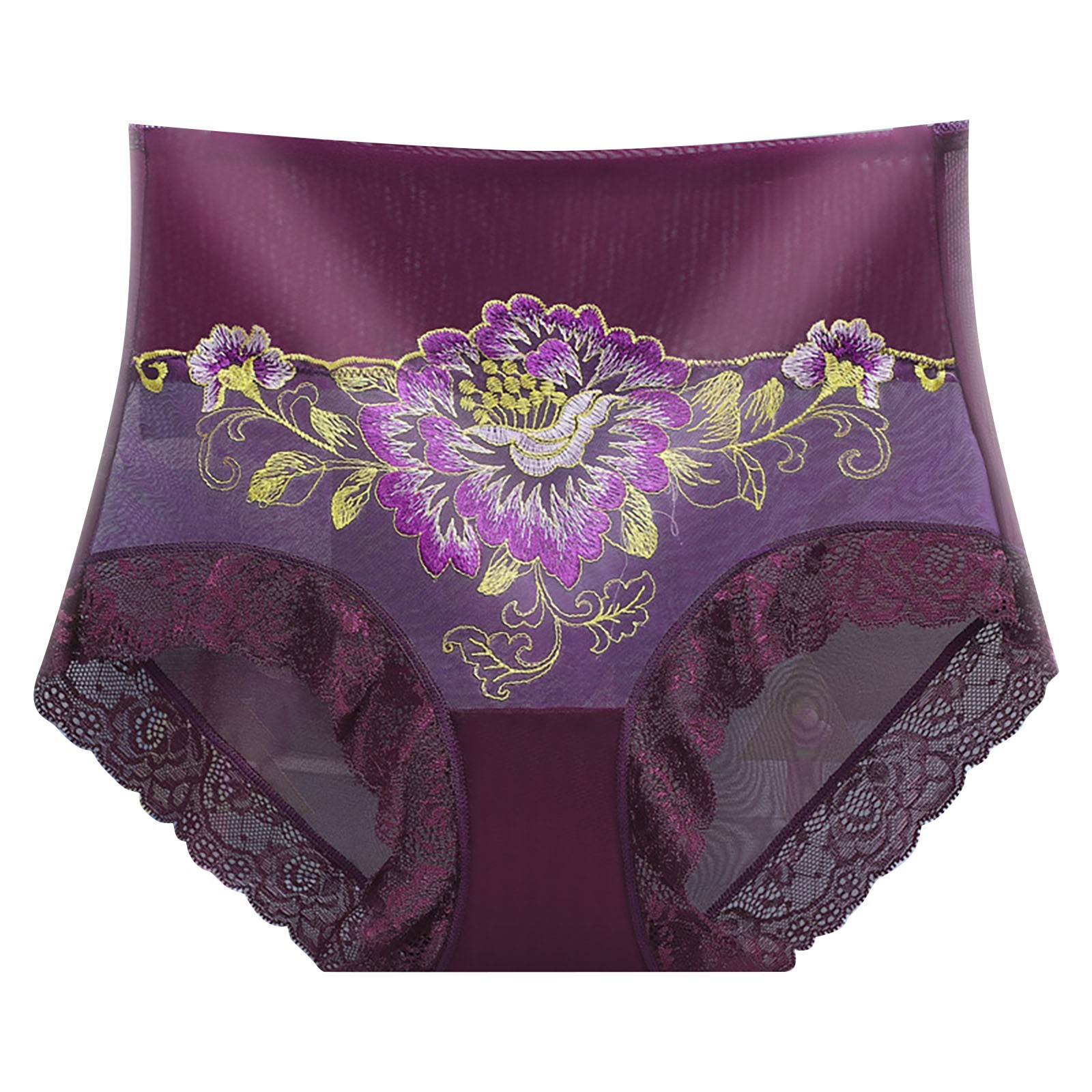 Sexy Purple Flower Panties (26-33 Inches) US Seller