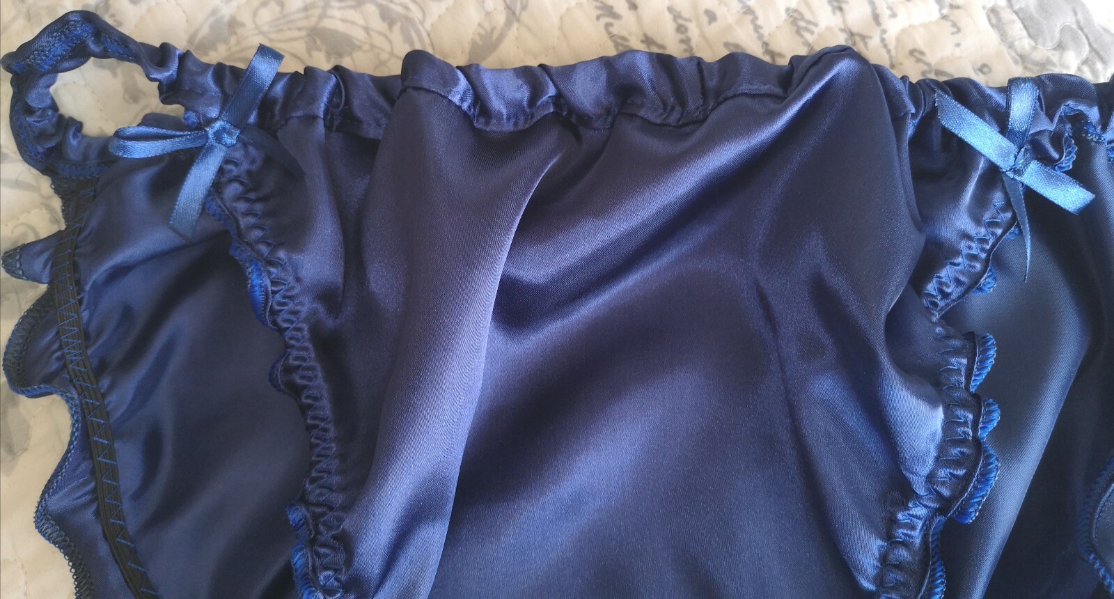 🌸MADE TO ORDER* SATIN Tanga style “SISSY “Knickers any size..any colour🌸