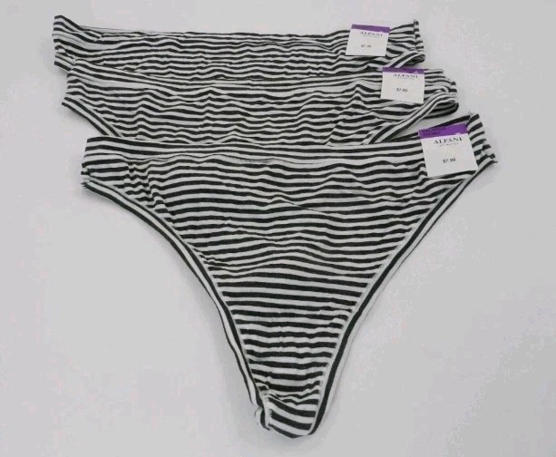 ALFANI Ultra Soft Mix-and-Match Thong Underwear Set of Three , XXL