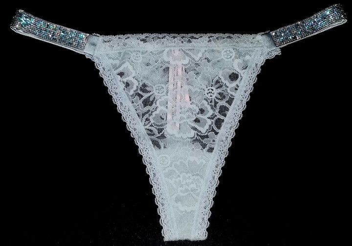 Victoria’s Secret ACCEPT OFFERS Rhinestone Shine Straps Thong XS S M L XL Panty