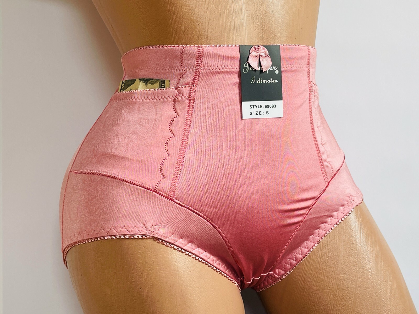 Women Panties Briefs Control Panties 2,3 or 6 Pack Satin 2 Pocket Hi-Waist S-2XL