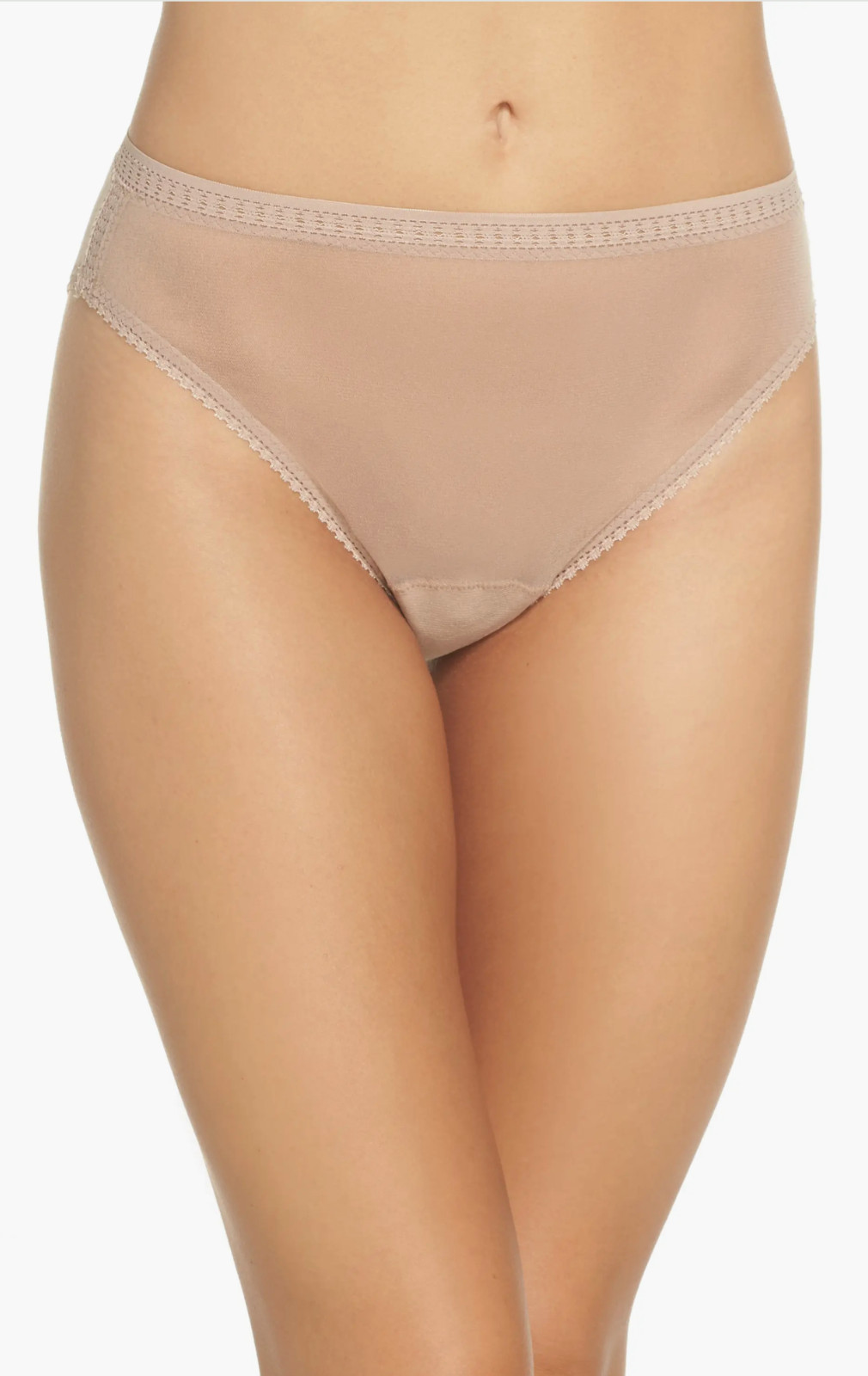 On Gossamer Champagne Mesh Hi-Cut Brief L141113 Size XL