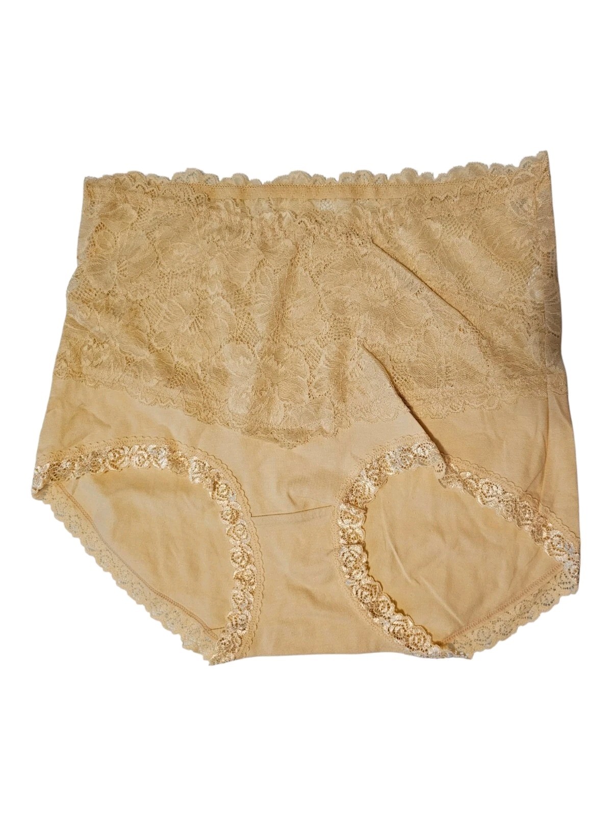 5Pk Womens High Waisted Lace Underwear Sz 2XL Full Coverage Briefs Panties NWOT