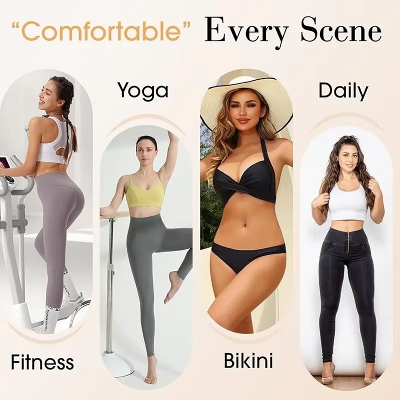 Anti-Camelet Panties, 1/3 Piece Gym Training Underwear