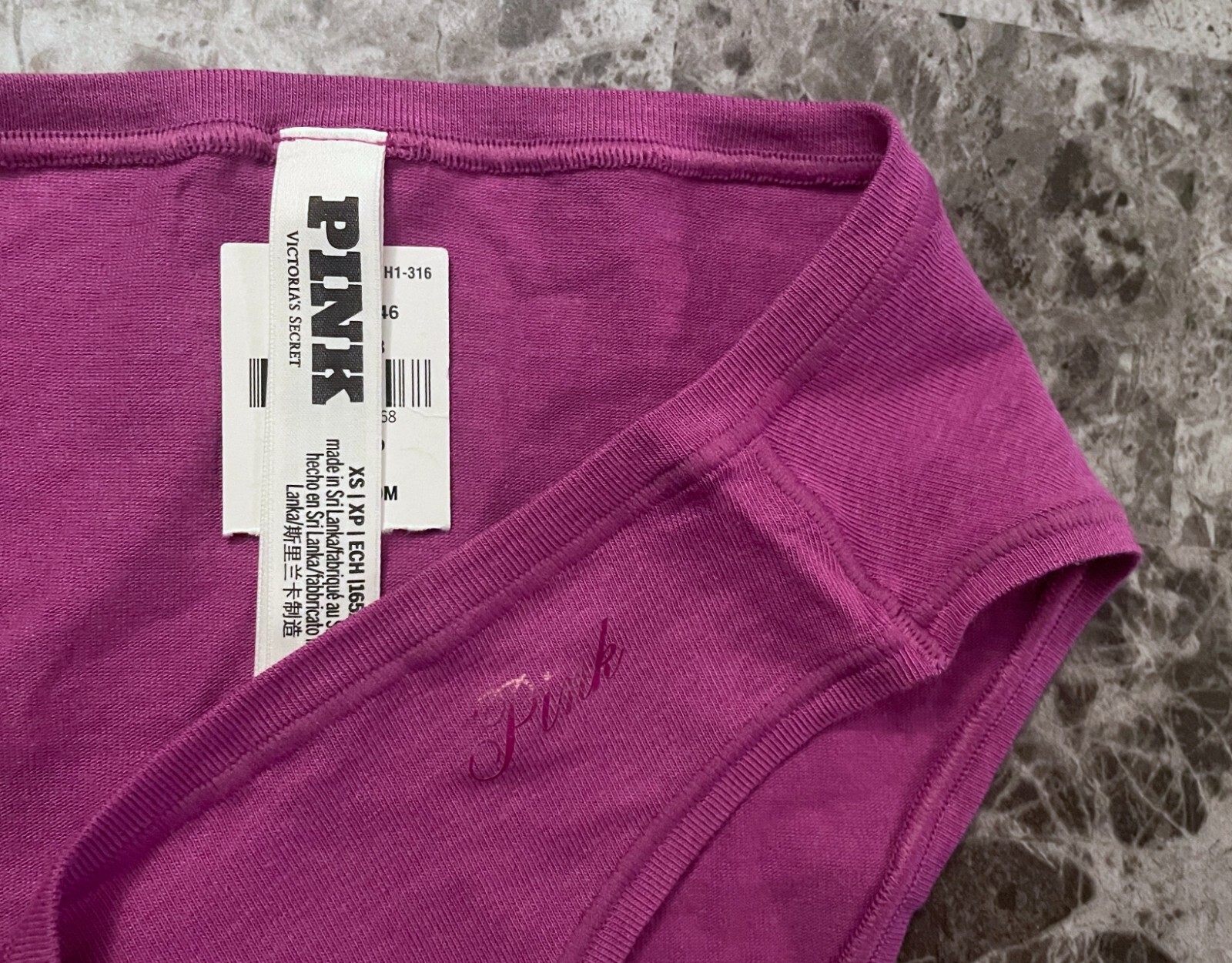 NWT VICTORIA’S SECRET PINK XS LIGHTWEIGHT COTTON MODAL ELASTANE CHEEKY PANTIES