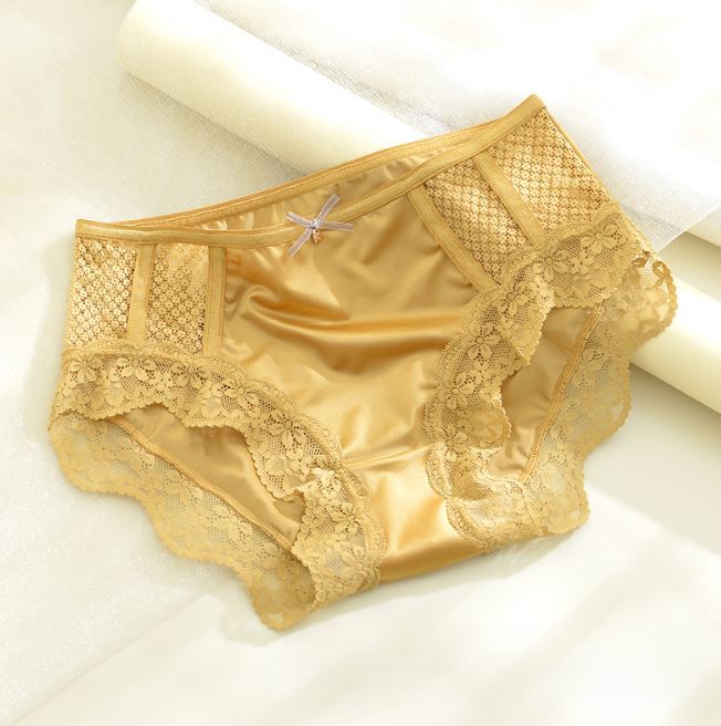 1/6 Pack Lot Womens Seamless Silky Satin Panties Briefs Underwear Lady Lingeries