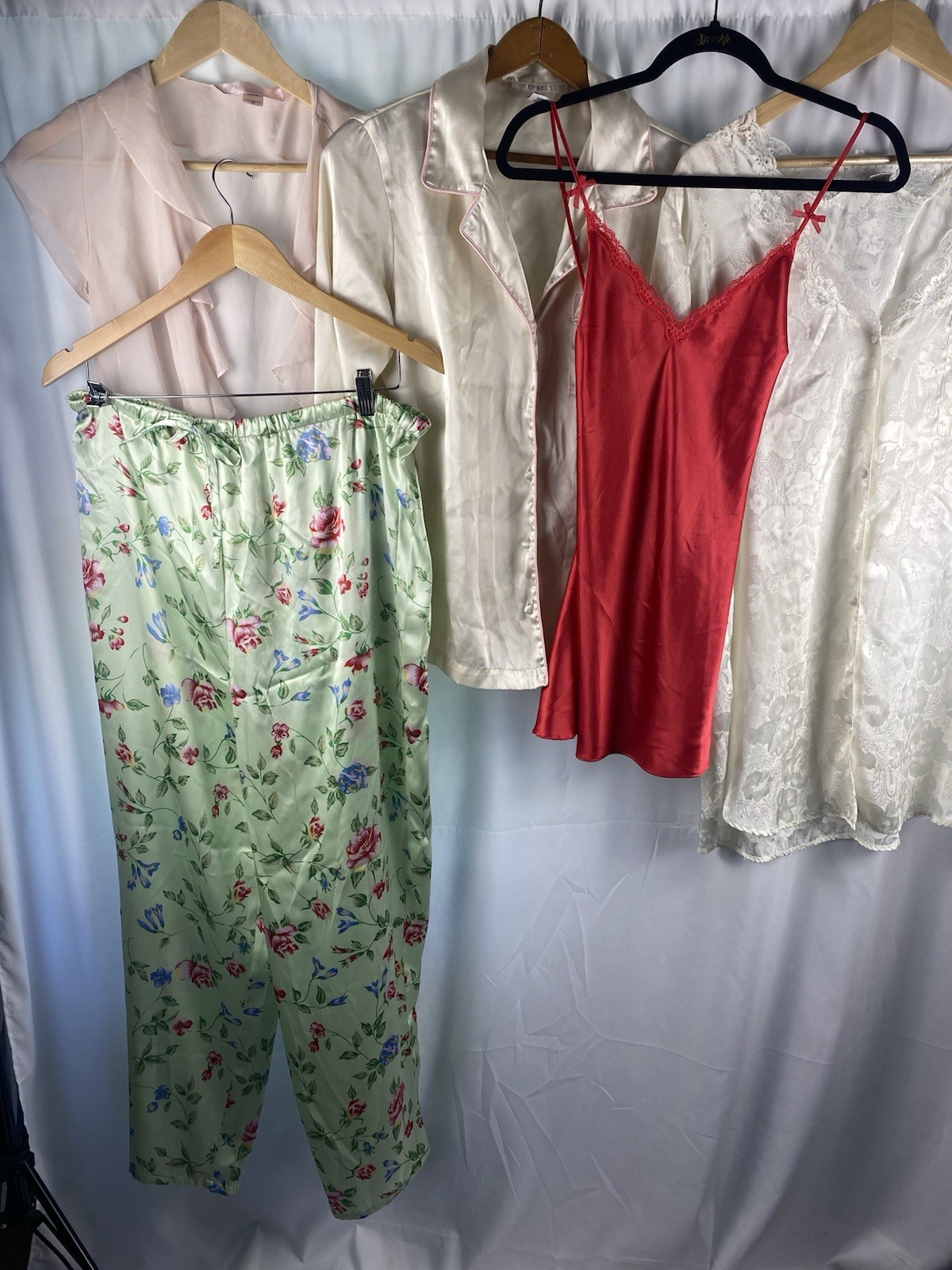 Bundle Of Pink & Victoria Secrets Lingerie Cacique Robe Not Included