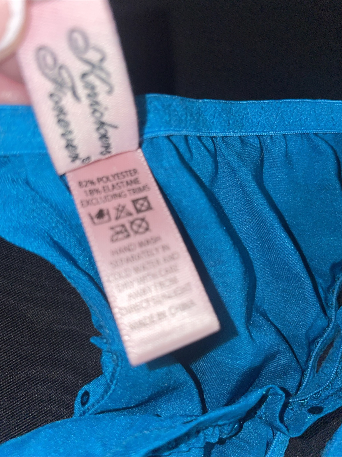 2PC SET Agent Provocateur LIZA PANTY Brief & BRA Turquoise WOMANS Sz S/2 Studded