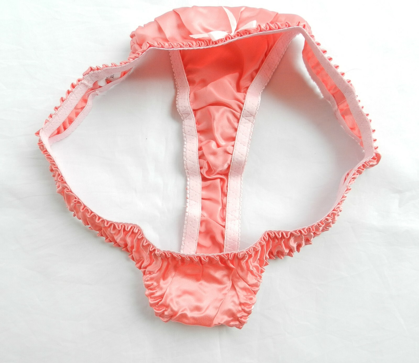 6 Pieces 100% Pure Silk Women’s String Thong Panties Size S M L XL 2XL