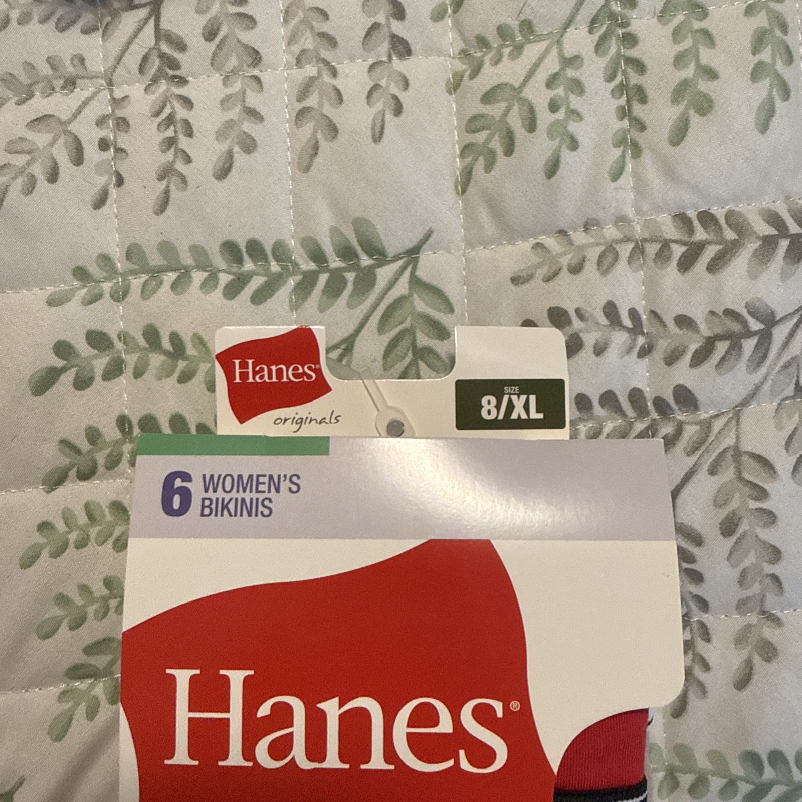 Hanes Originals Women’s Bikini Underwear, Breathable Stretch Cotton, 6-Pack XL 8