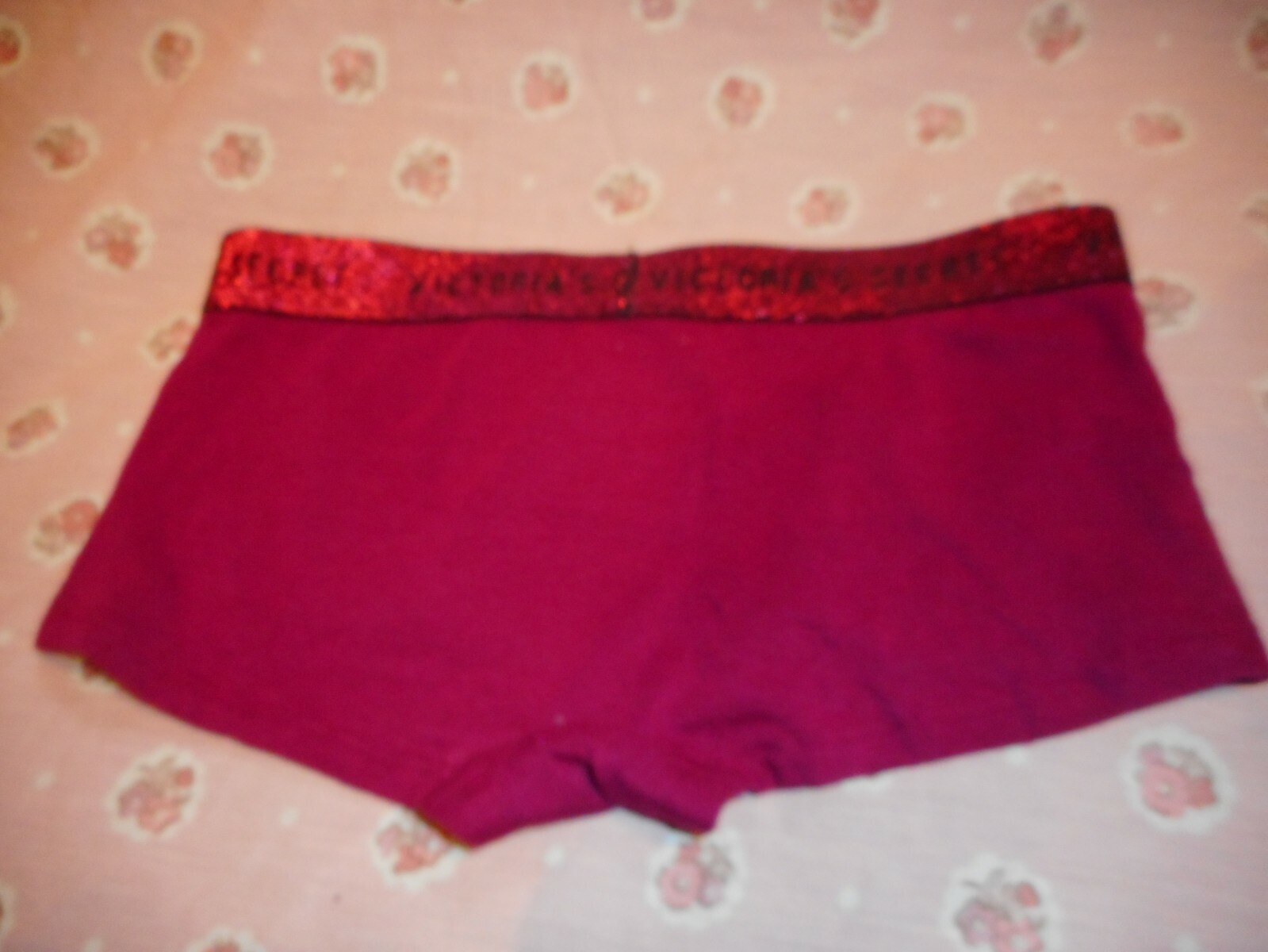 Victoria’s Secret Burgandy Shortie Panty Size SMALL/PETITE