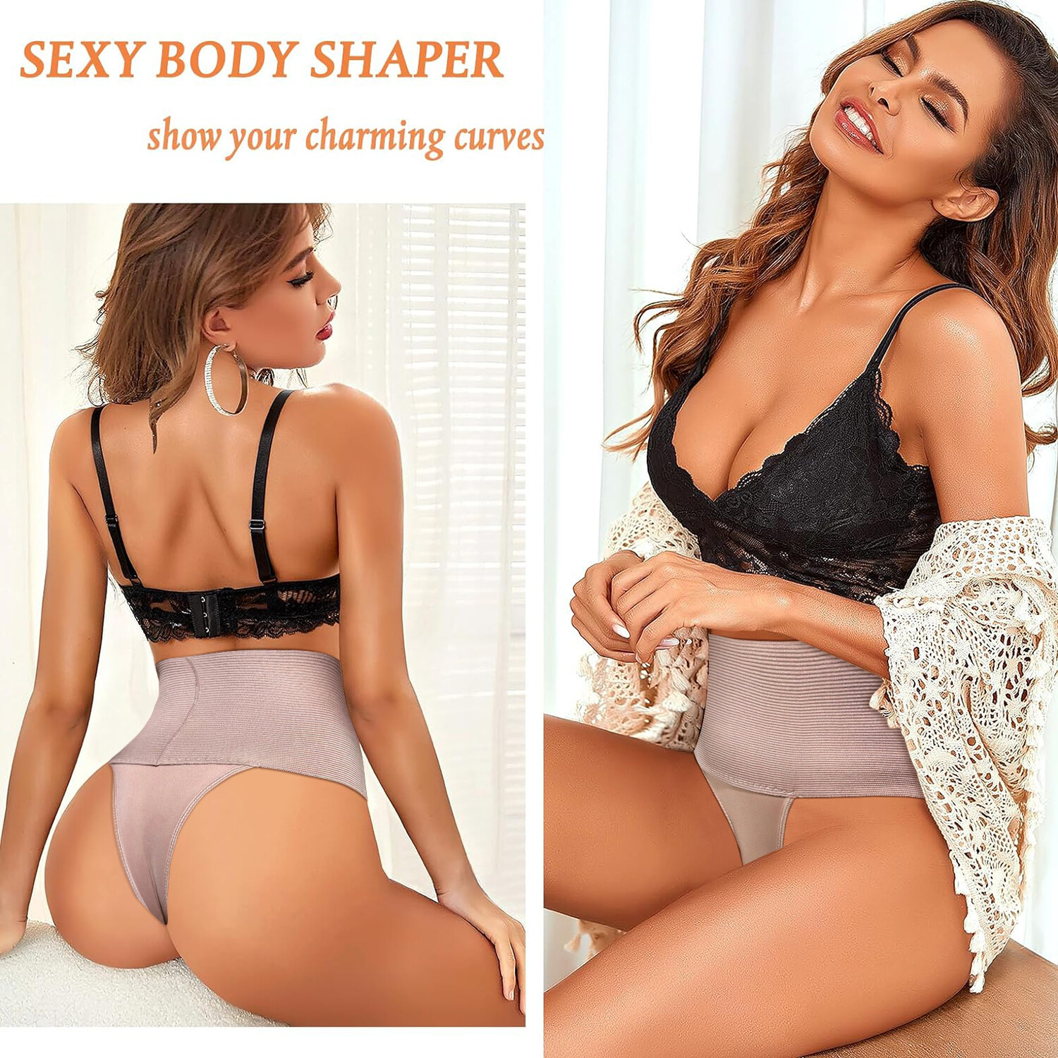 Womens Tummy Control High Waist Body Shaper Shorts Girdle Shapewear Slim Panties