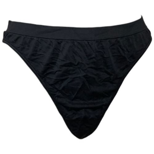 Basically BREEZIES Sz 7/8 Seamless Thong Panties w/UltimAir A60387 1 Pair BLACK