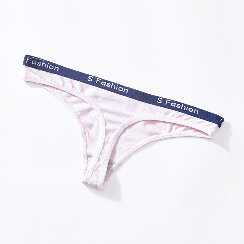 4PCS LOT Lady Womens Sexy Cotton Thong G string Panties Underwear Brief Lingerie