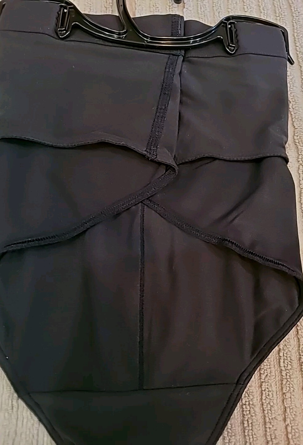 MAIDENFORM LOGO Black Soft Stretch MICROFIBER HIPSTER PANTY 2XL/9 MUW005 ~$13