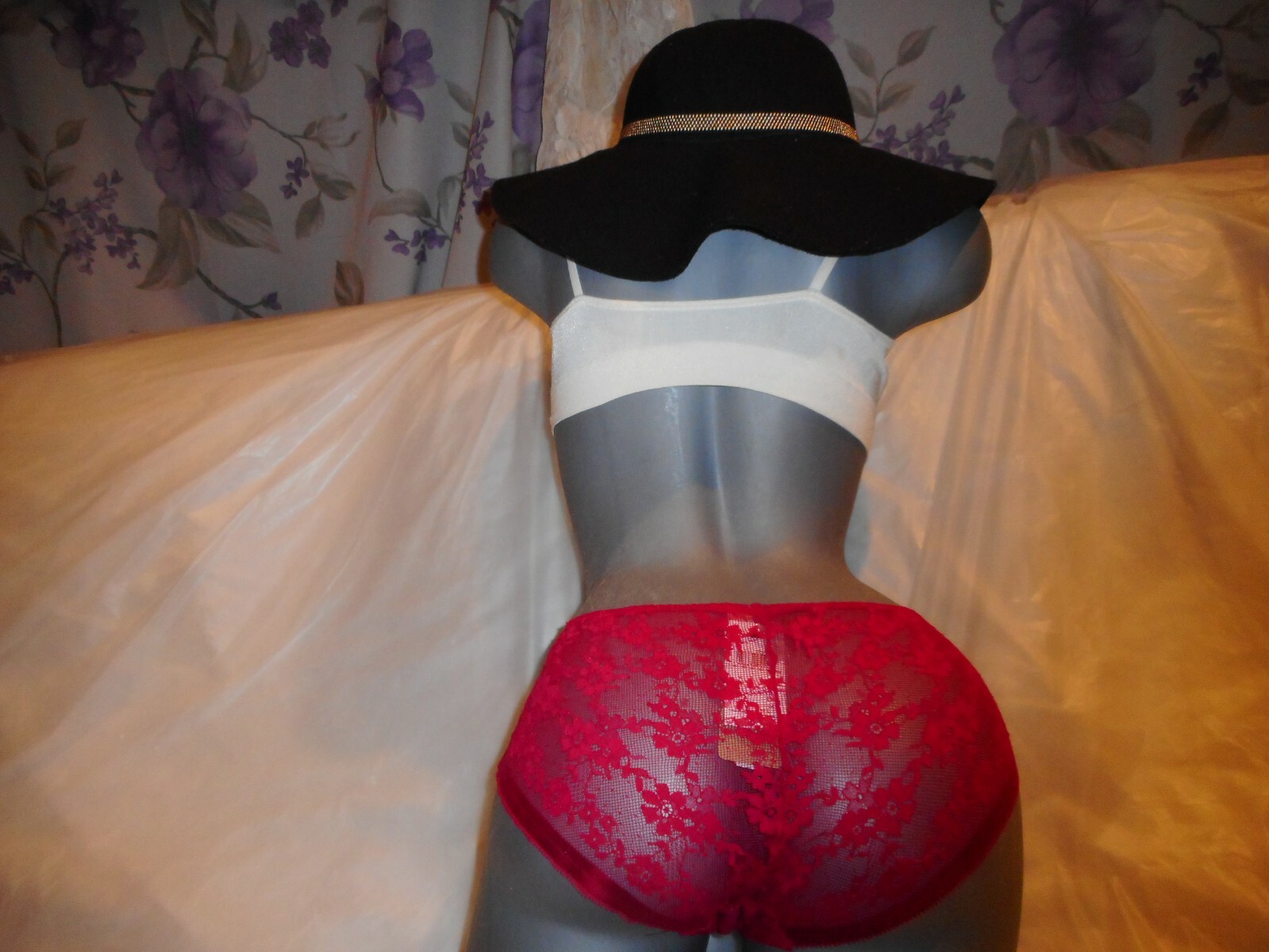 Intimissimi Italian Persian Red Hipsters & Brief Women Panty LARGE
