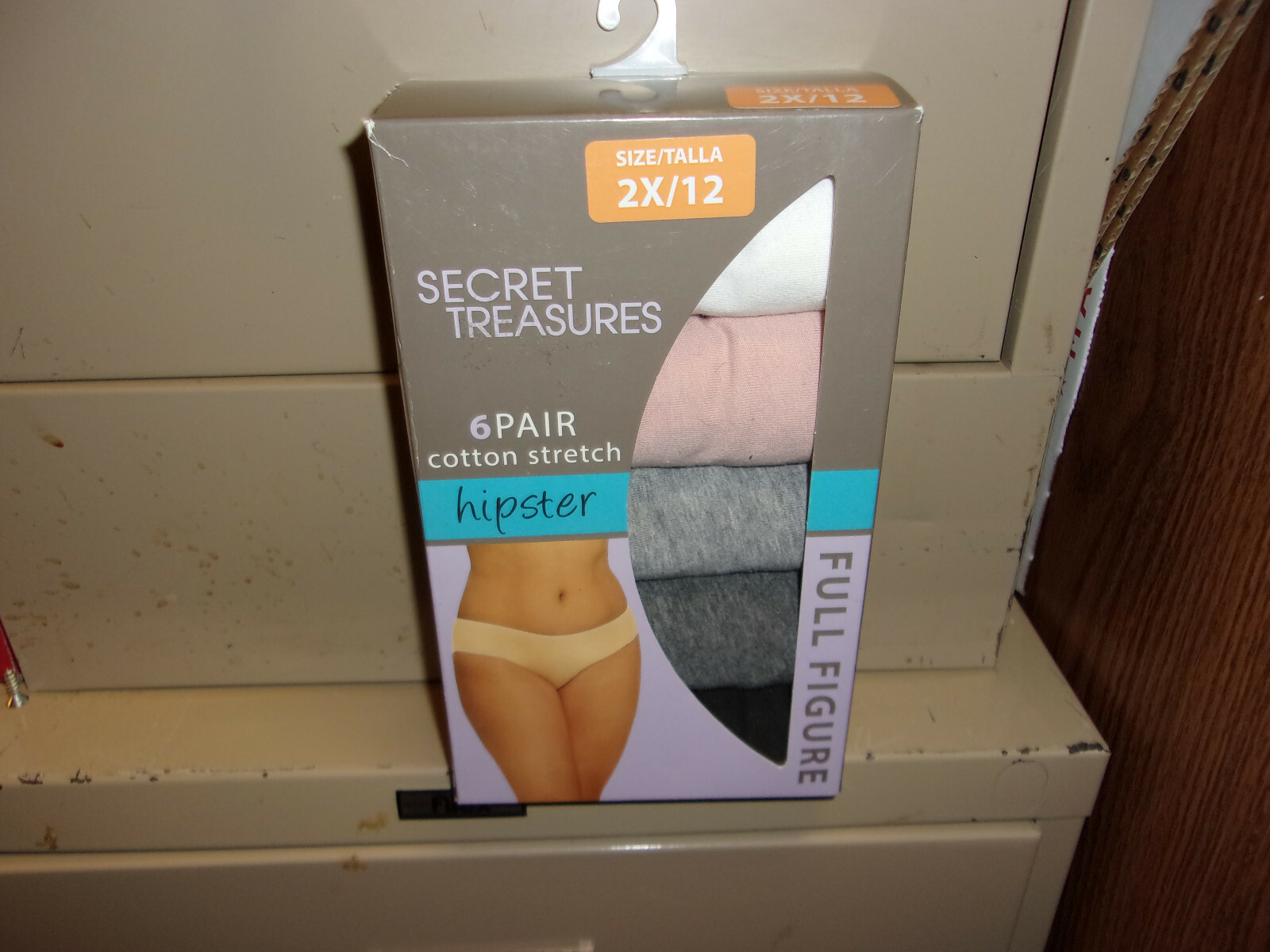 NEW 6-PAC LADY’S SECRET TREASURES SEAM FREE HIPSTERS w ELASTIC WAIST PANTIES #23