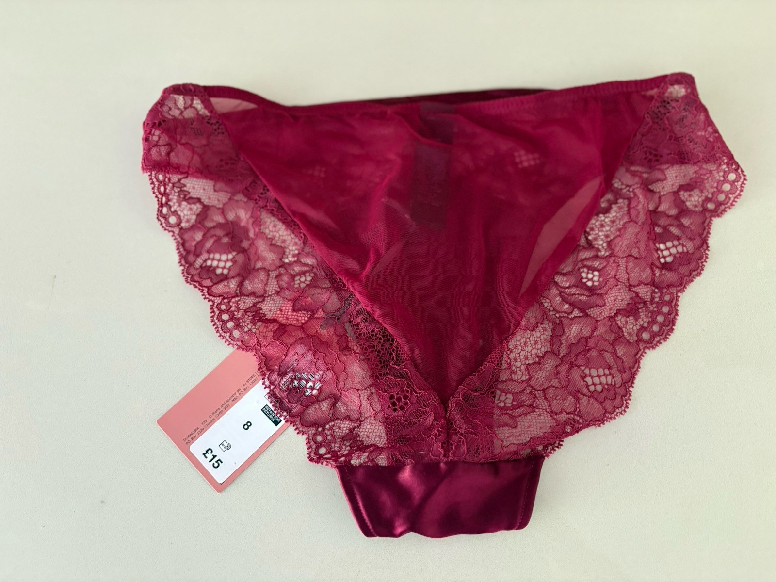 Marks & Spencer Rosie Size 8 High Leg Knickers New with Tags