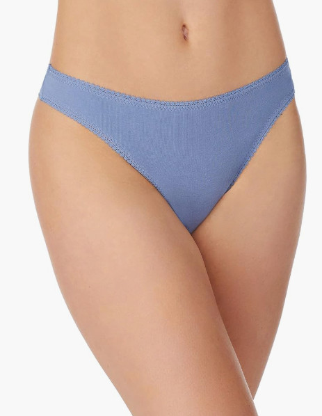 On Gossamer Women’s Cabana Pima Hip G-Thong Blue Size M/L 7422