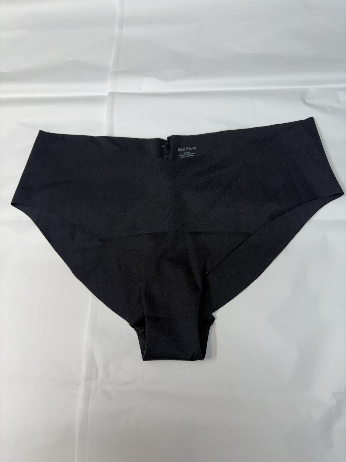 Third Love No Show Seamless Hipster Panties Black Size M NWT