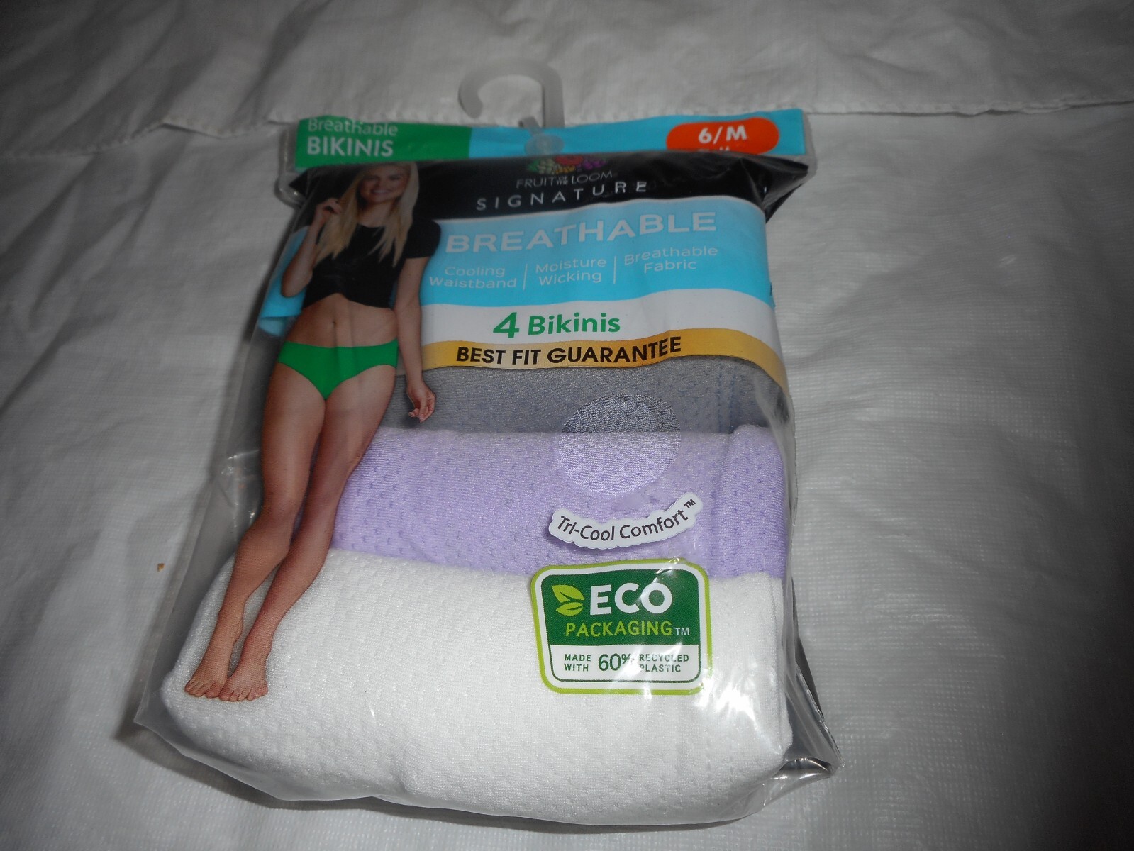 4 PK Fruit Of Loom Women’s Breathable Bikini & Micro Mesh S,M,L,XL, & 2X