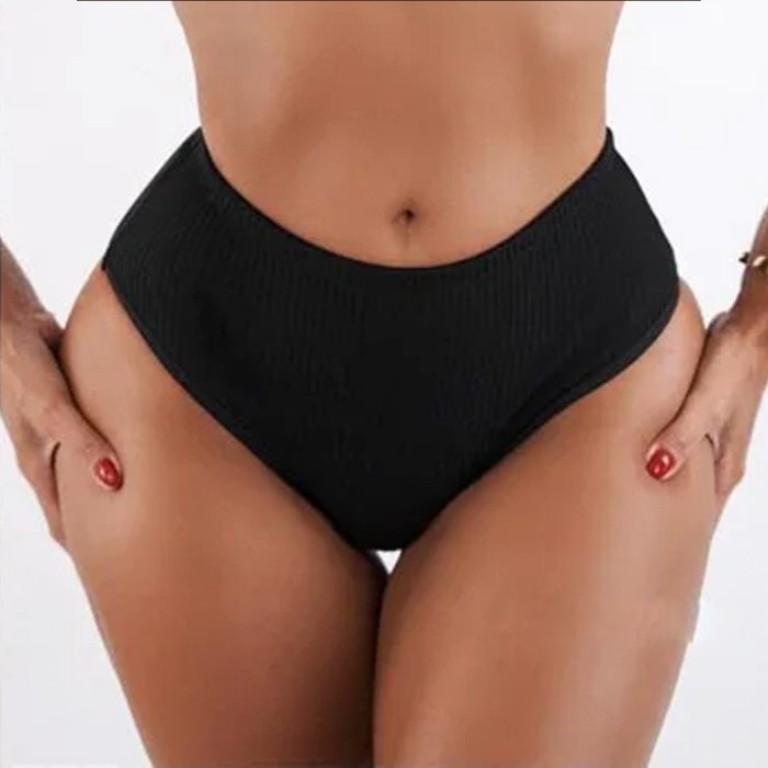 4 Pack Lot Sexy Womens Cotton Panties Underwear High Leg Ladies Lingerie Hipster