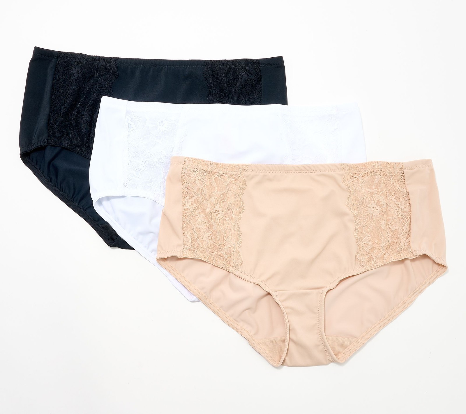 Gloria Vanderbilt Women’s Panties Sz XL Breezies Soft Support Tan/Beige A678631