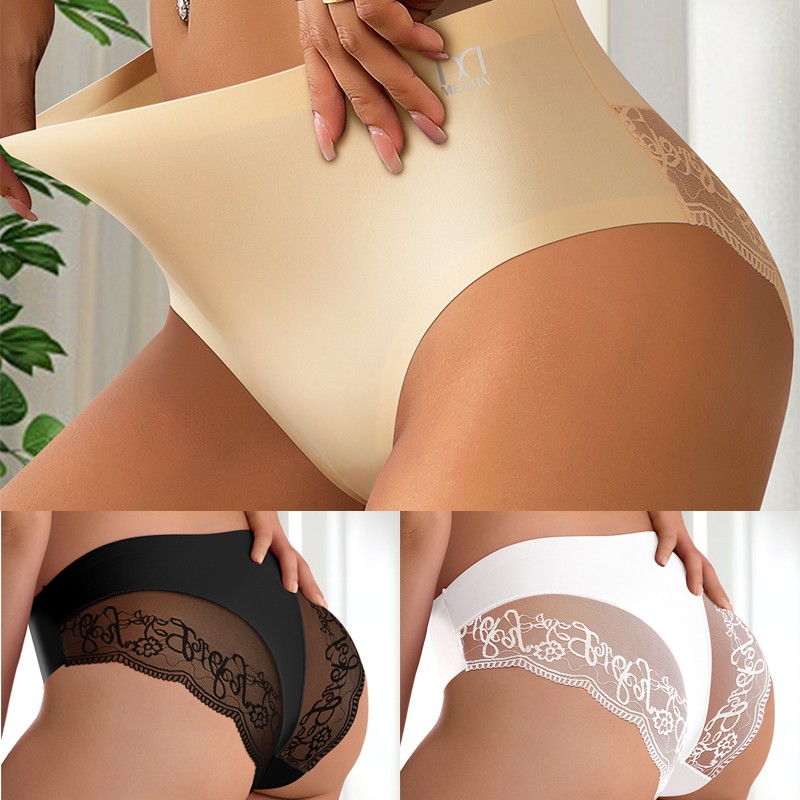 3 Pack Lot Sexy Ladies Womens Lace Sheer Panties Underwear Lingerie Brief Biki