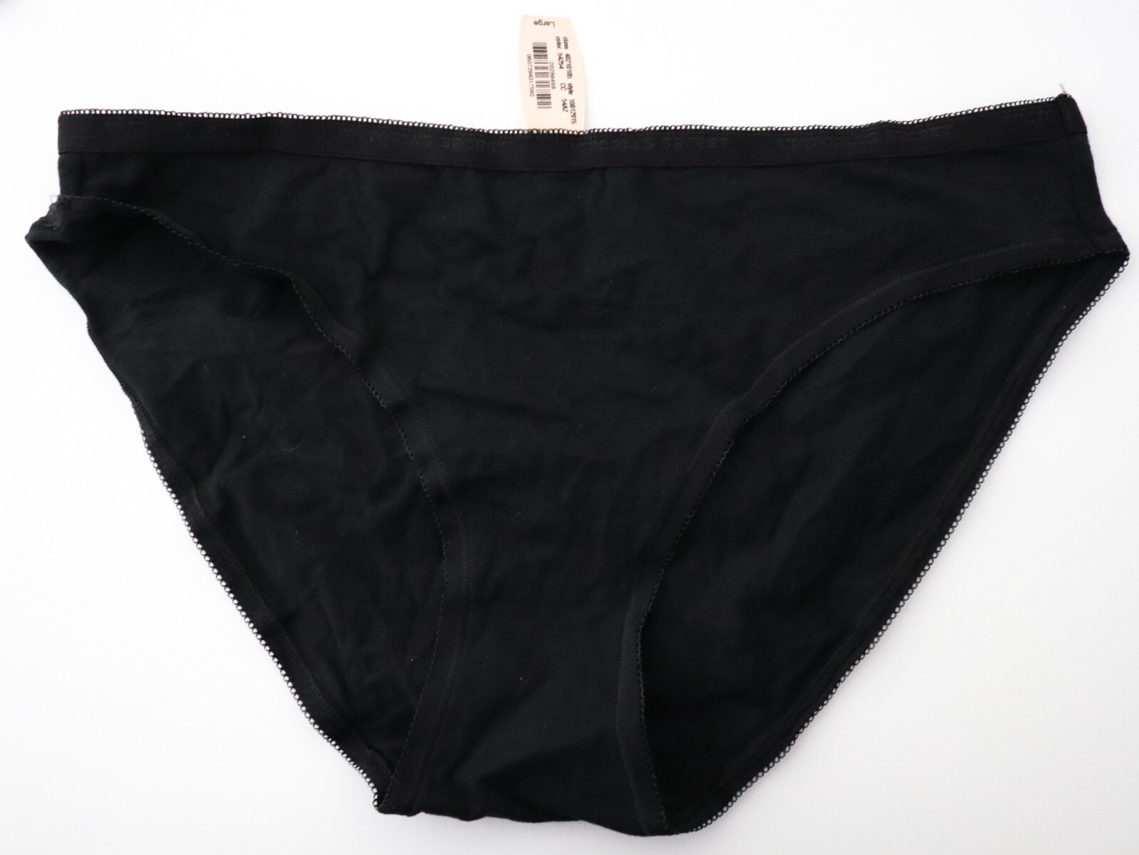 3 NEW Victoria’s Secret VTG Picot 95% Cotton Thin-Signature Brief Panties LARGE