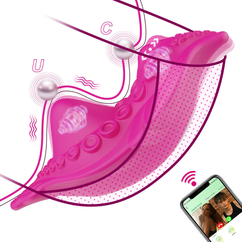 Vibrating Women Panties Massager Wireless APP Control Waterproof wumen toys