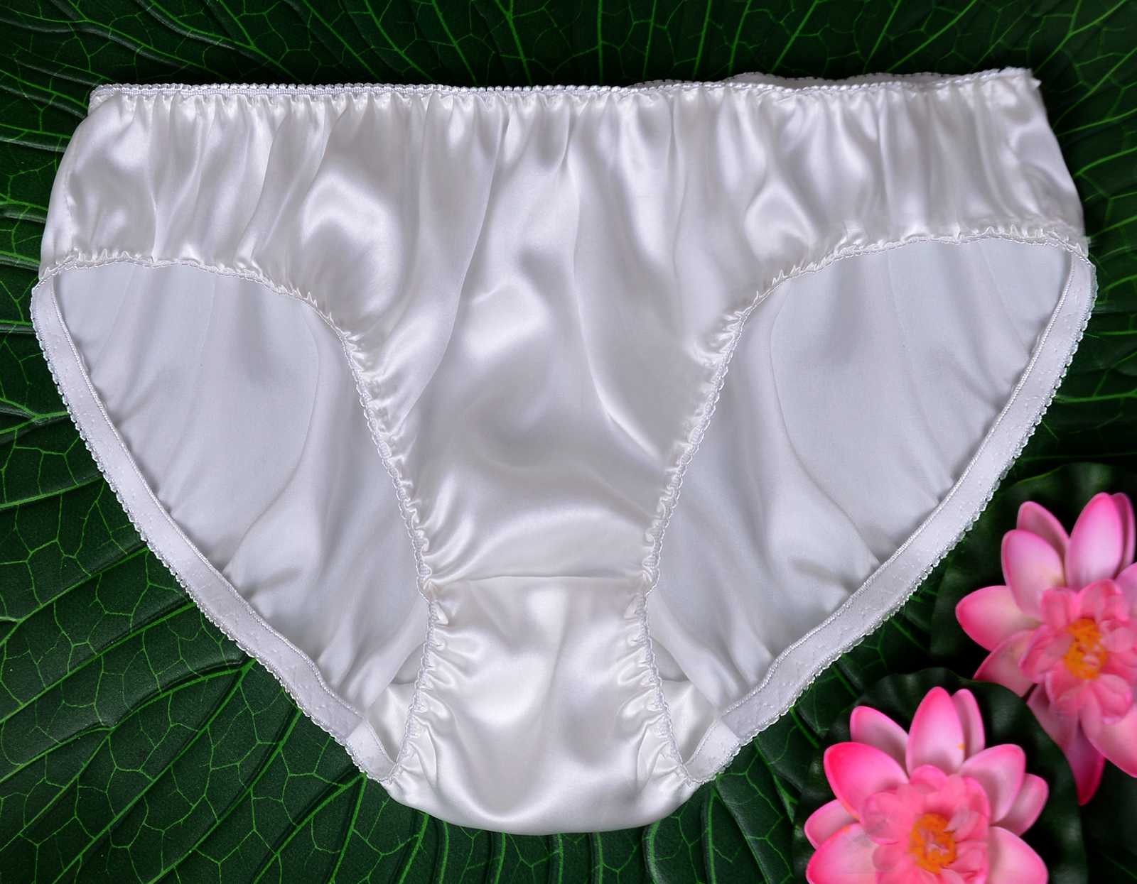 Wmen’s 100% Mulberry Silk High Cut Briefs Panties Knickers Bikinis S M L XL 2XL