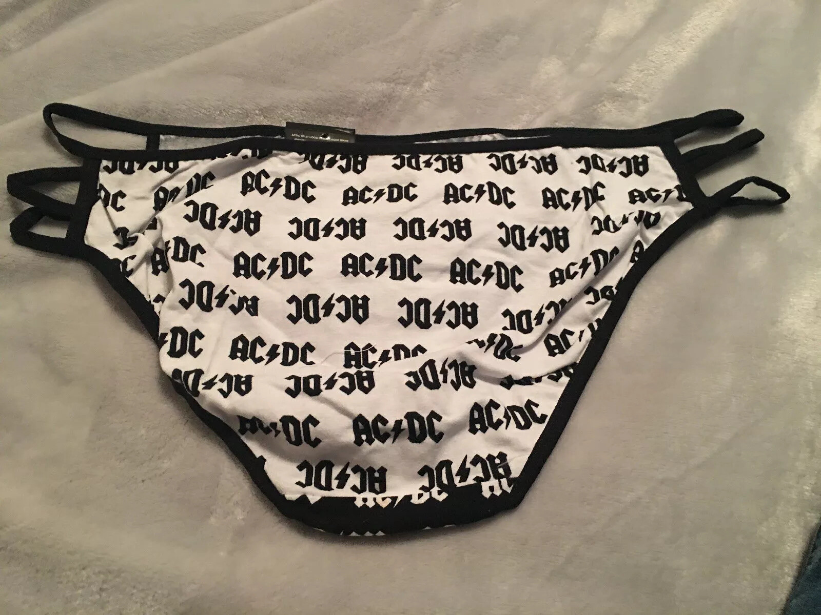 AC DC Caged Bikini Panty L (7) New With Tags Free Shipping